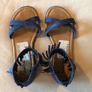 Minnetonka blue sandals